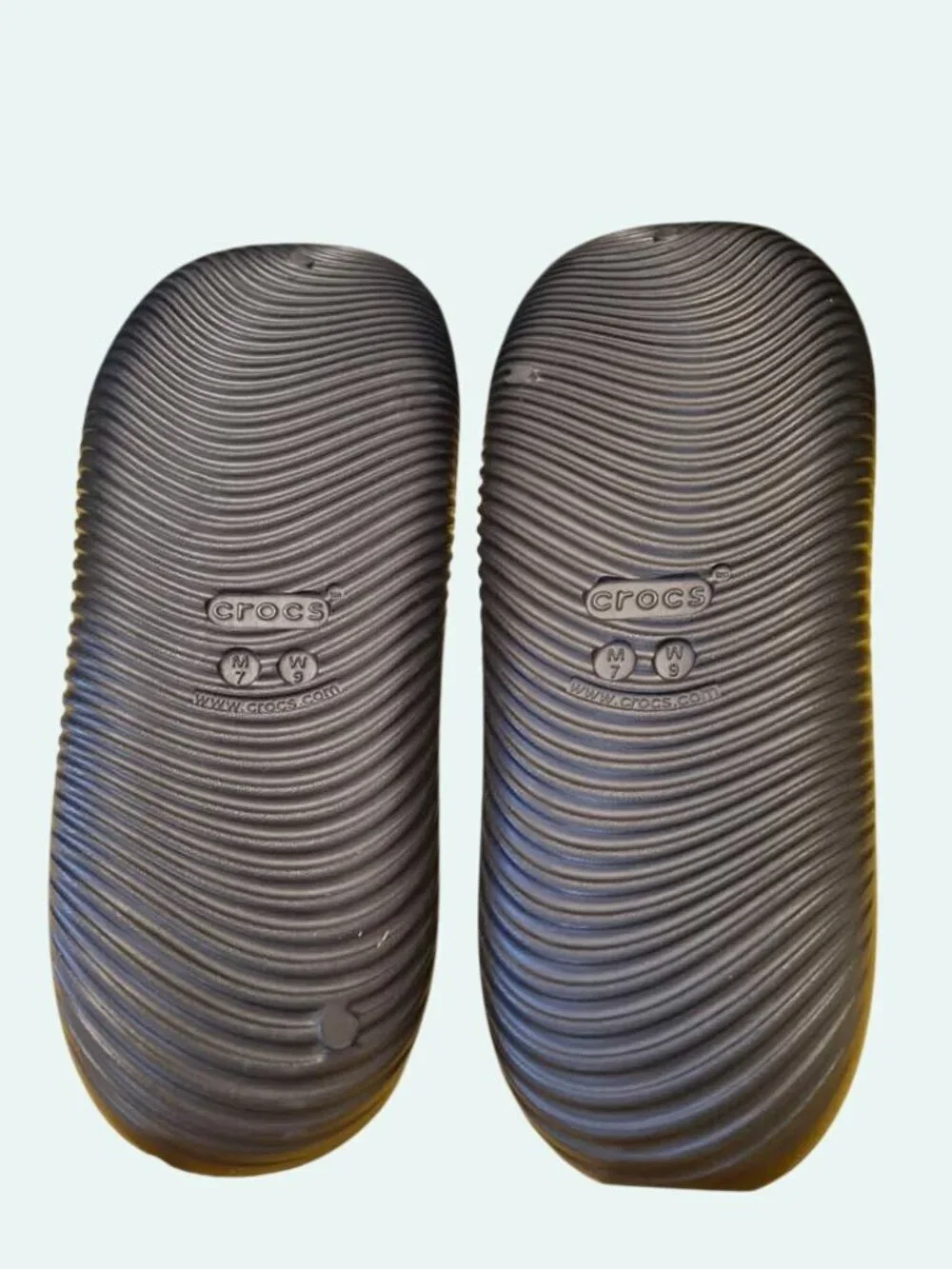 Crocs New Black Mellow Slides Size Womens 9/ Mens 7 NEW *SH1